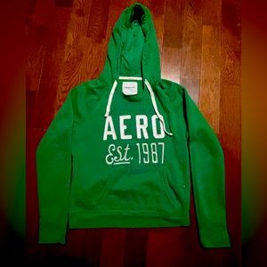 Green Aéropostale size Large hoodie